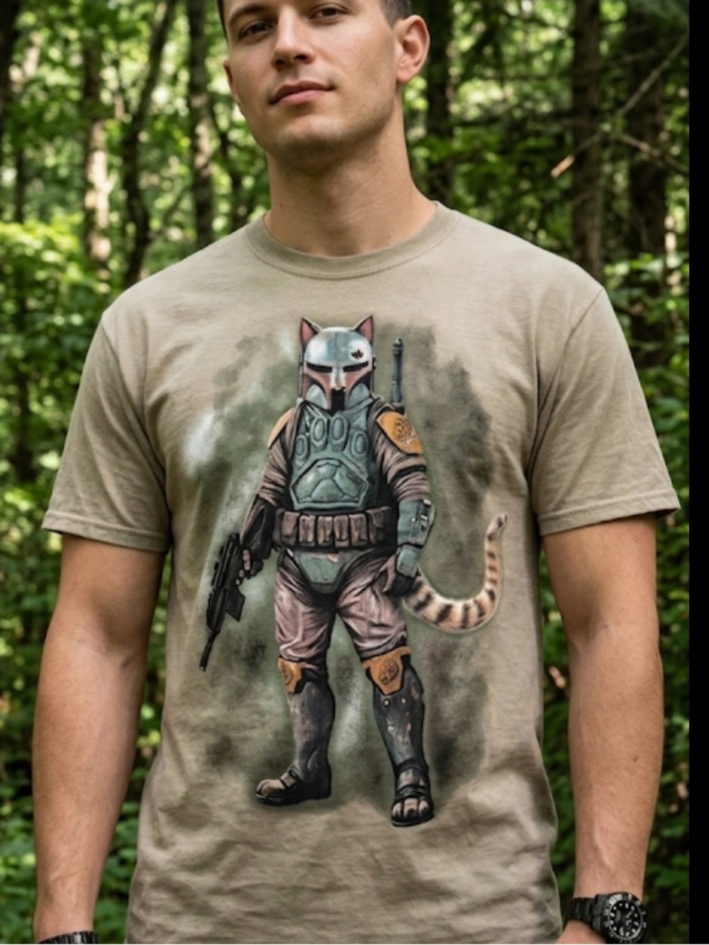 The Mountain Mandalorian cat Shirt Men’s Size Medium